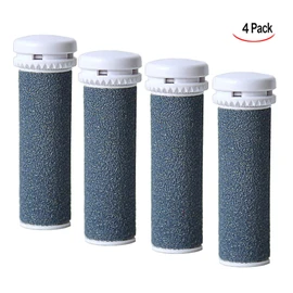 Gearmax 4 Pcs Mineral Replacement Rollers,Super Coarse Micro Mineral Replacement Rollers Compatible with Emjoi Micro Pedi Callous Remover for Extremely Rough and Tough Calluses