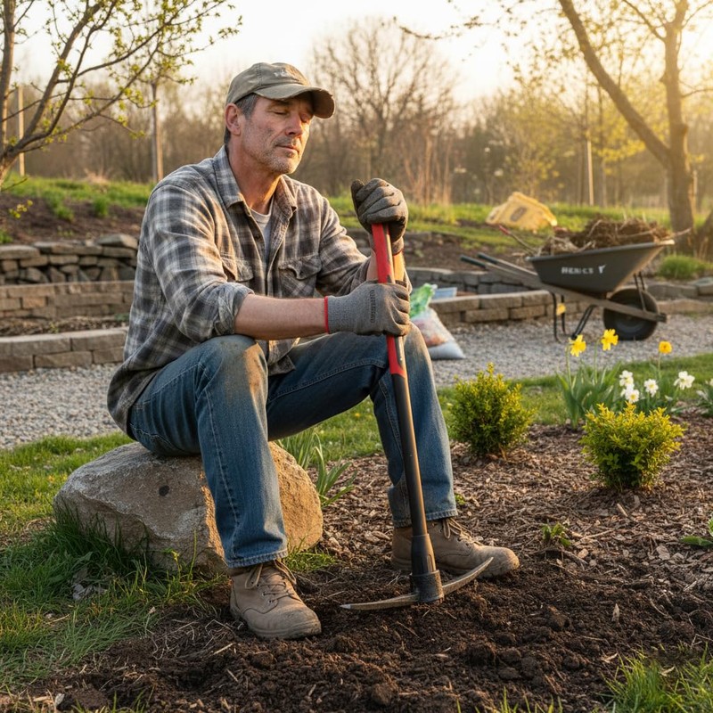 INTERTOOL Pick Axe for Digging - 36” Heavy Duty Garden