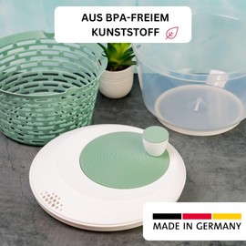 Westmark 2430226M Salad Spinner Polypropylene Transparent / White / Mint Green