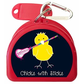 Zumoe Lacrosse Mouthguard Case Mouth Guard Retainer Case - Lacrosse Chick