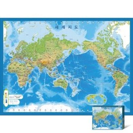(Hottracks) 500-Piece Puzzle Korean World Map Puzzle Gallery PG500 / (핫트랙스)500피스퍼즐 한글 세계지도 퍼즐갤러리 PG500