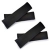 Microfiber Black Seat Belt Cover (4-Pack) by Seat Belt Extender