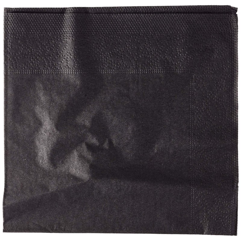 Swantex 128933 Cocktail Napkins Black (Pack of 250)
