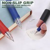 M&G Ballpoint Pen 0.5mm, 12pcs Retractable Fine Point Blue Ink