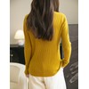 Chanyarn Women's 100% Merino Wool Sweater 2024 Fall Winter Crew
