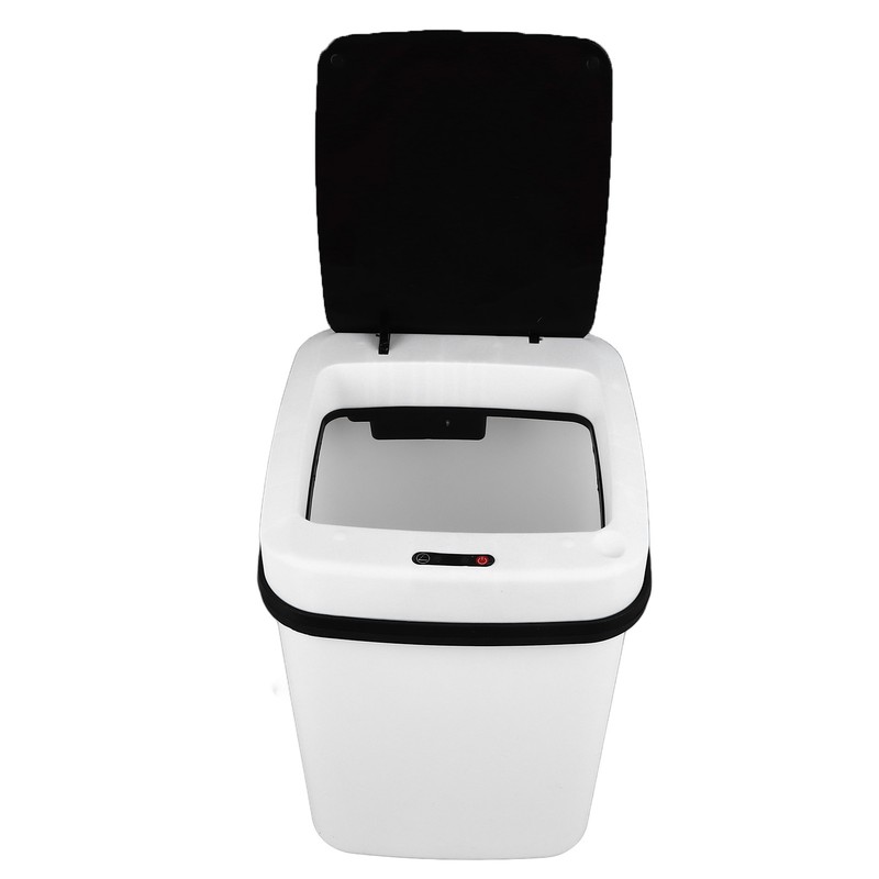 Smart Trash Can Large Capacity LED Light Automatic Motion Sensor