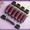6 Pcs Round Hair Brush Set Detachable Ergonomic Handle Soft