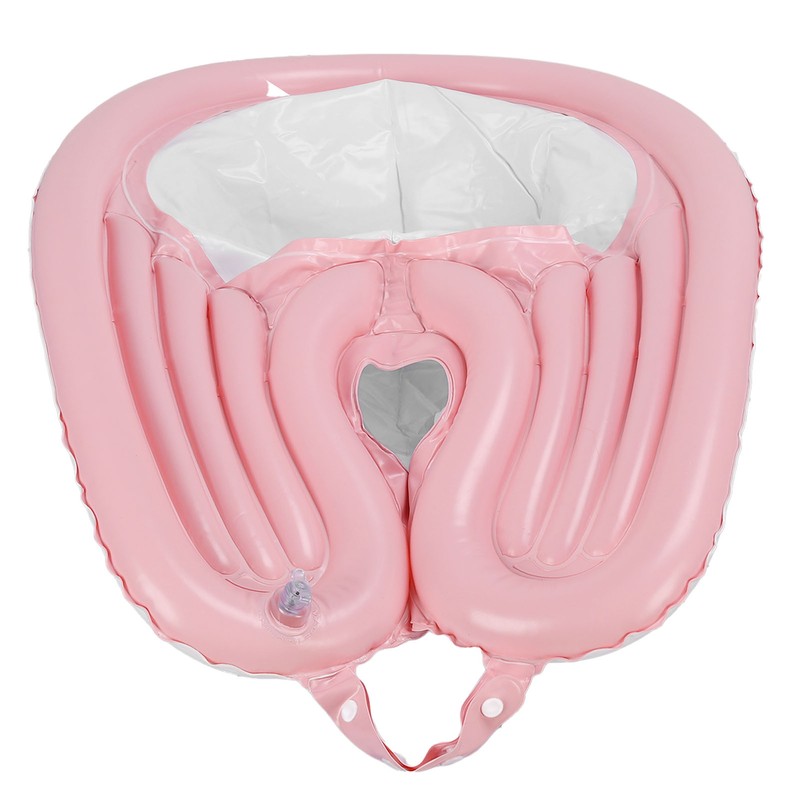 Inflatable Shampoo Bowl Foldable Hair Washing Sink with Detachable Drain