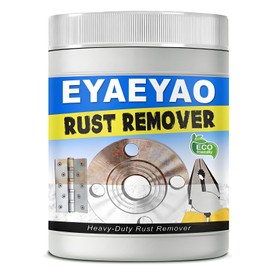Eyaeyao Rust Remover Powder for Concrete, Cement, Metal and Stainless Steel Surfaces, Safely and Quickly, Non-Corrosive, Rsuitable for Indoor and Outdoor Rust Removal (8 Ounces)
