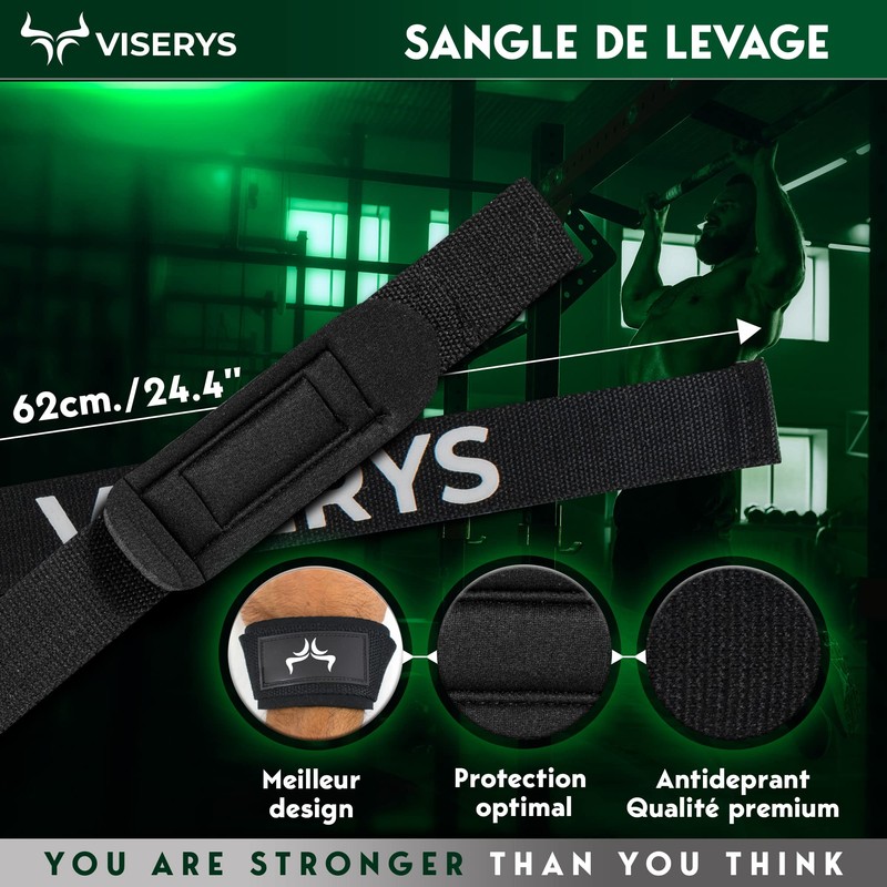 VISERYS Weight Lifting Glove with Wrist Support + Weight Lifting