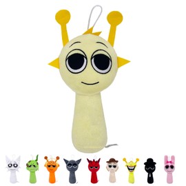 HYDTQCL Sprunki Plush, 25 cm Sprunki Plushies Cuddly Toy, Sprunki Plush for Boys Girls Children Fans Birthday Gift (J)