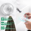GlobaLink Bathroom Suction Hooks - 6 Pack Reusable Sucker Hooks
