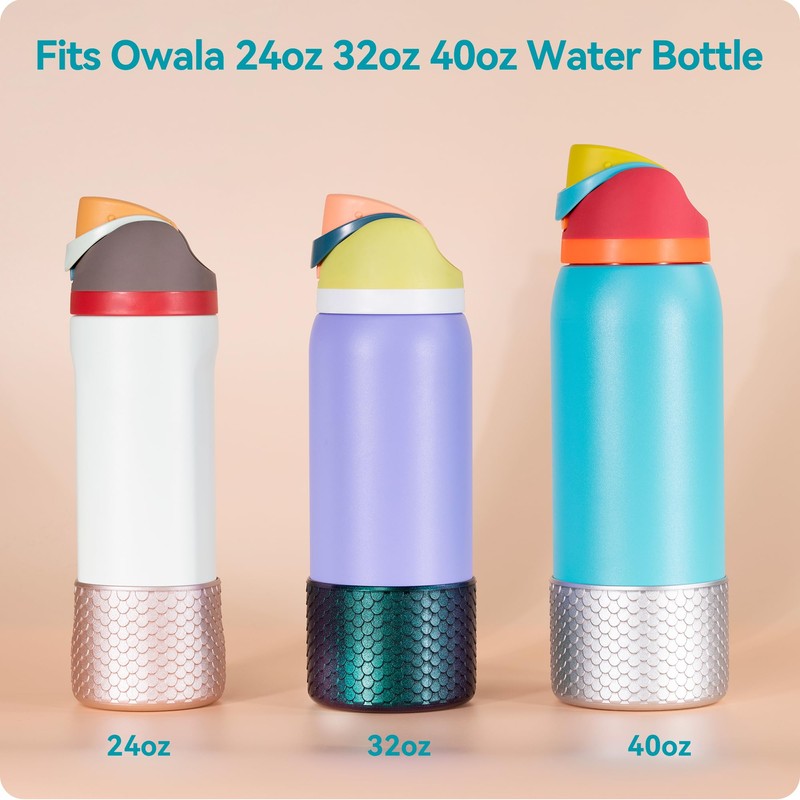 Botella de agua de silicona Boot, Bling antideslizante manga protectora