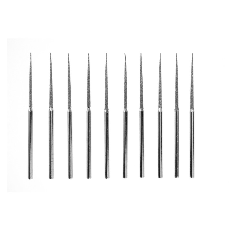 SE 10-Piece Diamond-Coated Tapered Bead Reamer Set - 2-¾ Inch