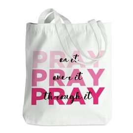 NGZS Inspirational Religious Gifts Tote Bag for Women Sister Boss Employee Positive Bible Verse Beach Bag Christian Gifts for Women Reusable Shopping Grocery Bags for Christmas Retirement Birthday