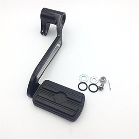 SMT-Black Billet Hollow-Out Rear Brake Lever Brake Pedal Foot Lever with Skull Food Peg Compatible With 2014-later Touring Trike Road King Street Glide CVO Tri Glide FLHR [B01JA20J9U]