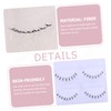 OATIPHO 10Pairs Natural Bottom Lashes Artificial Eyelashes with Transparent Stems