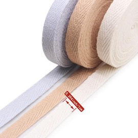Jamsinmu Cotton Webbing Fish Gration Cotton Twill Ribbon 21 Mixed Colour 42 Yard Mixed for Sewing Binding Gift Packaging Knitting DIY Crafts 10 mm