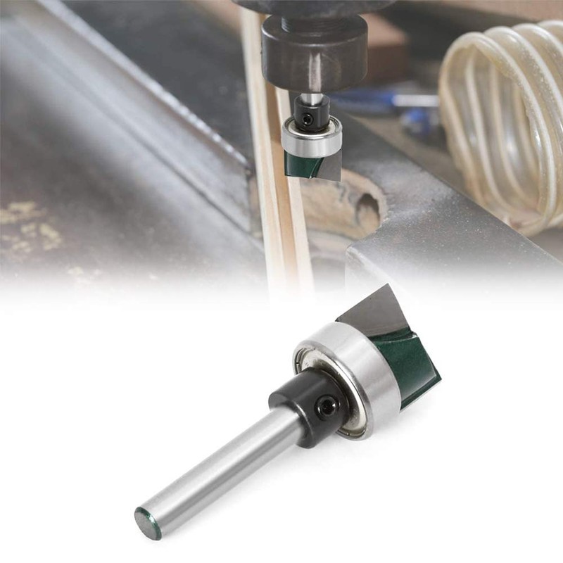 Mesee Industrial Grade Flush Trim Template Router Bit 1/4 Inch