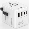 Hichain Worldwide Travel Adapter, 70 W International Socket Adapter, Travel