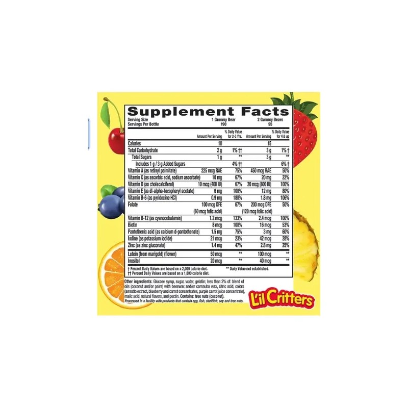 Vitamina Para Niños/niñas Inmune C Con Zinc Y Vitamina D