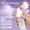 UCANBE Dewy Setting Spray for Makeup, Long Lasting Hydrating Make