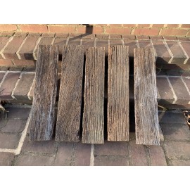 24" Reclaimed Rustic Fence Boards 5 Planks Weathered Barn Wood Style Aged