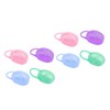 SAFIGLE 8pcs Portable Pacifier Holder Case Material Travel-Friendly Pacifier Storage