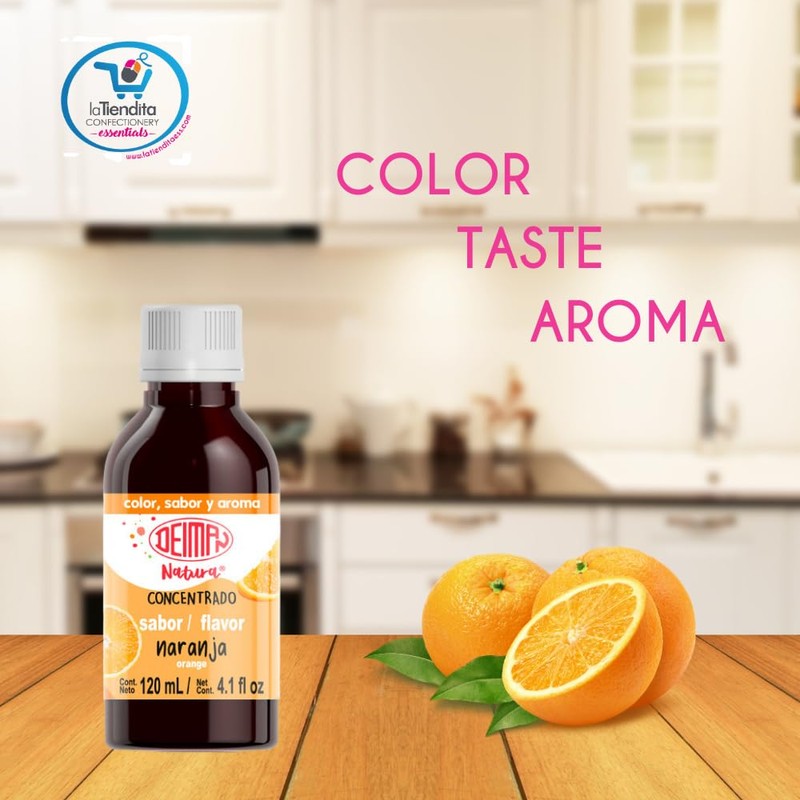 Deiman Natura Artificial Food Flavoring Orange Concentrate (4 fl oz)