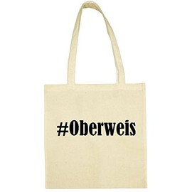 Reifen-Markt Tasche #Oberweis Größe 38x42 Farbe Natur Druck Schwarz