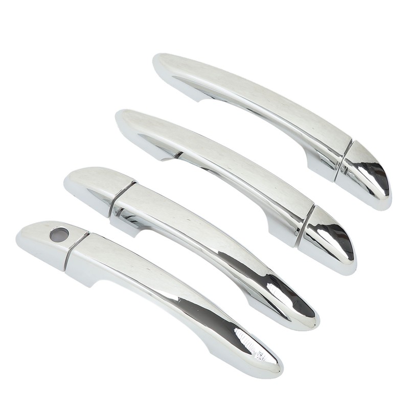 Car Outside Door Handle Cover with Caps Mirror Chrome Replacement