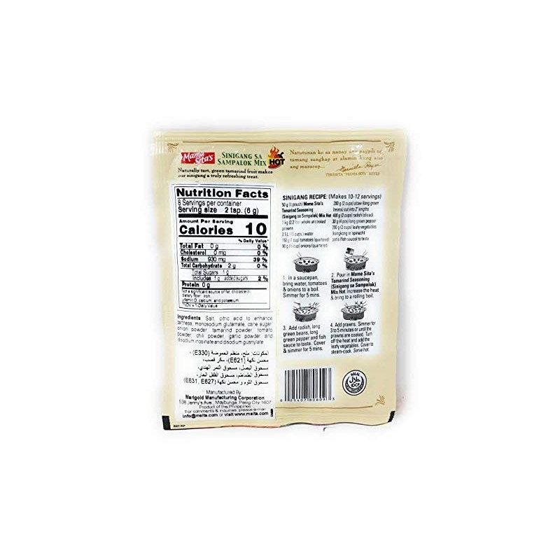 Mama Sita's Sinigang Sa Sampalok Mix Tamarind Seasoning Mix Hot