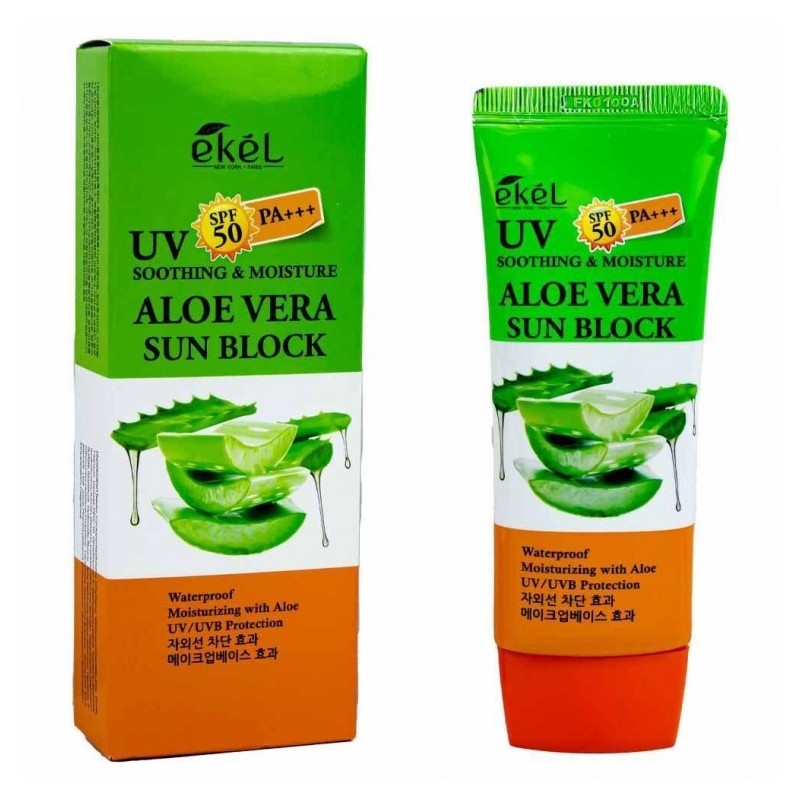 Ikel Soothing & Moisture Aloe Vera Sunblock 70ml 5ea