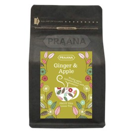 PRAANA TEA Ginger and Apple Fruit Tea, 100 g, 511-100