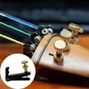AUXBC 4Pcs Violin Fine Tuners for 4/4-3/4 Violins, Black Metal