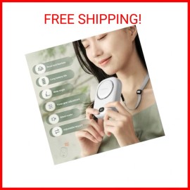 AOCOOLFAN Portable Neck Fan, Mini Small Personal Handheld Fan USB Rechargeable 3 Speed for