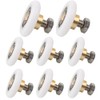 Tucireat Shower Cubicle Rollers, Pack of 8, Shower Door Rollers,
