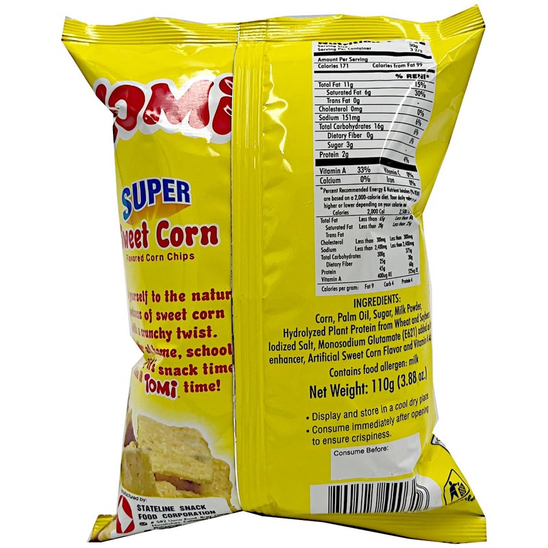 Stateline Tomi Super Sweet Corn Chips