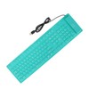 Foldable Silicone Keyboard 108 Keys Silicone Foldable USB Wired Waterproof