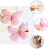 Butterfly Hair Clips, 18pcs Mini Glitter Butterfly Hair Clip, Small