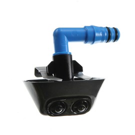 A-Premium 2PCS Front Driver and Passenger Side Headlight Headlamp Washer Nozzle Jet Sprayer Compatible with Saab 9-3 2004-2011, with Cover, Replace# 12803972, 12803973