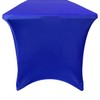 YOUR CHAIR COVERS Rectangular Spandex Table Covers 6ft Fitted Tablecloth