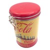 Distress Printed - Coca Cola Round Lock Top Lid with