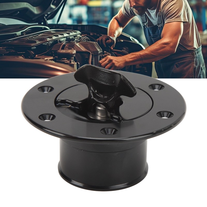 Fuel Cell Surge Tank Cap Billet Aluminum 39mm ID Flush