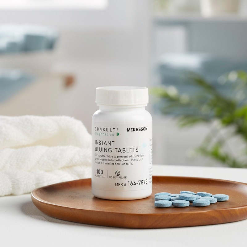 McKesson Consult Diagnostics Instant Bluing Tablets, 100 Count, 1 Pack