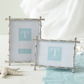 Twos Company S/2 Bamboo Photo Frames Includes 4X6 and 5X 7