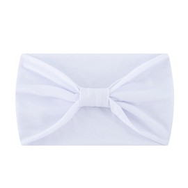 Haarband für Damen, elastisch, rutschfest, Fitness, Yoga, Sport, Haarband, modisch, breit, Haarreif, Haarband, Zubehör, weiß, One size