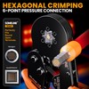 SOMELINE Ferrule Hexagonal Crimping Tool Kit, 21 Sizes Ferrules, 24-8