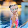 RUIGAO Kids Goggles Age 2-6, Swim Goggles Fabric Strap No