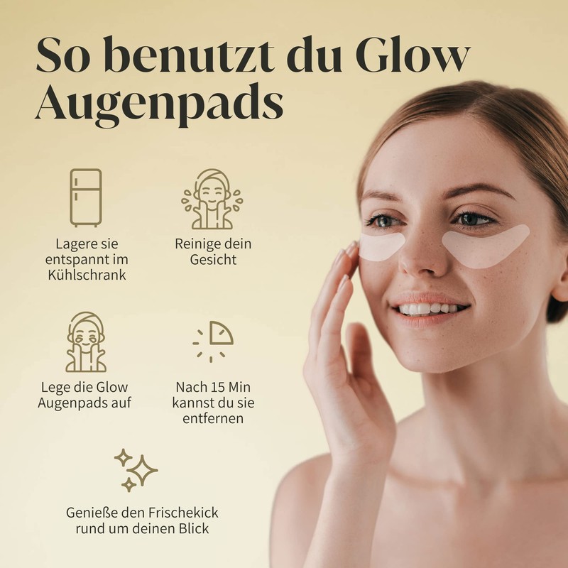 Glow25® Collagen Eye Pads [6 Sachets] with 18 Highlight Active